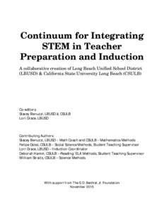 Science education / Education policy / Experiential learning / Science and technology / Science /  technology /  engineering /  and mathematics / STEM pipeline / Common Core State Standards Initiative / English-language learner / C-STEM Center / Learning Assistant Model