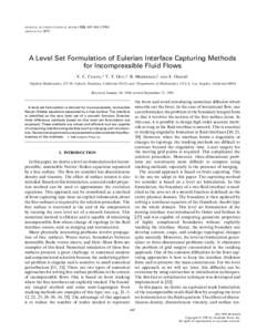 JOURNAL OF COMPUTATIONAL PHYSICS ARTICLE NO. 124, 449–[removed]