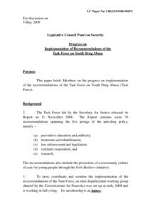 LC Paper No. CB[removed])  For discussion on 5 May[removed]Legislative Council Panel on Security