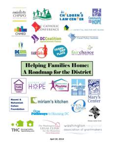 Helping Families Home: A Roadmap for the District Naomi & Nehemiah Cohen