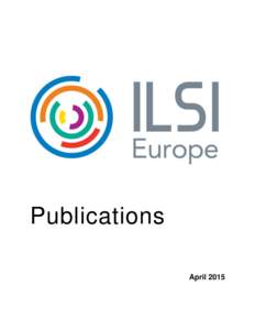 NO CITATION DEFINITION)  Publications April 2015  Publications