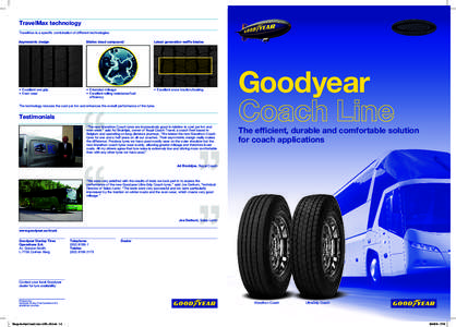 Transport / Mechanical engineering / Dunlop Tyres / Technology / Tires / Tread / Goodyear Tire and Rubber Company