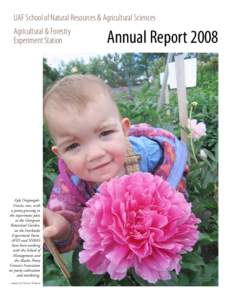 UAF School of Natural Resources & Agricultural Sciences Agricultural & Forestry Experiment Station Annual Report 2008
