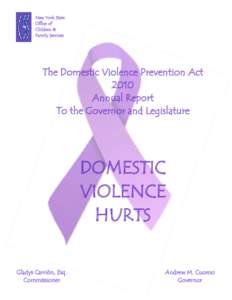 New York State Office of Children & Family Services  The Domestic Violence Prevention Act
