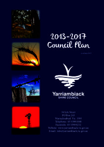 Council Plan as at JuneLyle Street PO Box 243
