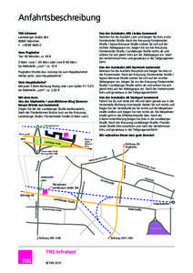 Anfahrtsbeschreibung TNS Infratest Landsberger StraßeMünchen t	 +