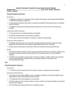 Knowledge / Educational psychology / Philosophy of science / Scientific method / Validity / Reliability engineering / Intelligence quotient / Data analysis / Randomized controlled trial / Science / Psychometrics / Education