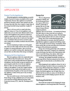 Mechanical engineering / Refrigerator / Energy Star / Dishwasher / Minimum energy performance standard / National Appliance Energy Conservation Act / Water heating / Heat pump / Auto-defrost / Home appliances / Home / Technology