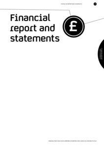 financial report and statements  109