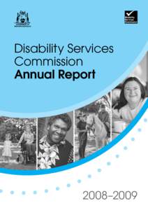 Disability Services Commission Annual Report 2008–2009
