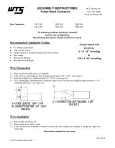 ASSEMBLY INSTRUCTIONS  W.T. Storey Inc[removed]www.wtstorey.com