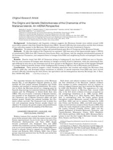 Phylogenetics / Philosophy of biology / Genetic genealogy / Prehistoric Africa / DNA / Haplogroup / Chamorro people / Latte stone / Chamorro language / Genetics / Biology / Human evolution