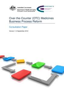 Consultation paper: Over-the-Counter (OTC) Medicines Business Process Reform