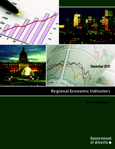 December[removed]Regional Economic Indicators Slave Lake Region  The Region at a Glance