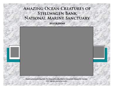 2015 CALENDAR  Award-winning entries from the Massachusetts Marine Educators Marine Art Contest 2015 Calendar plus bonus months  http://stellwagen.noaa.gov