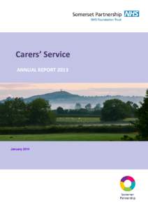 CARERS SERVICES ANNUAL REPORT 2013