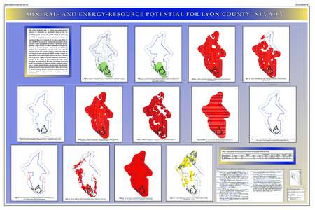 O P E N-FI LE RE P O RT[removed]NE VADA B URE A U O F M I N ES AND GEOL OGY MINERAL- AND ENERGY-RESOURCE POTENTIAL FOR LYON COUNTY. NEVADA Minerals