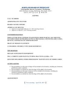 Microsoft Word - Formulary Workgroup Agenda forfor Web.docx