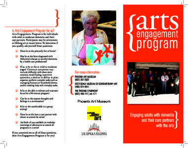 Arts Engagement program.indd
