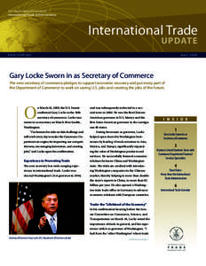 U.S. Department of Commerce International Trade Administration International Trade UPDATE