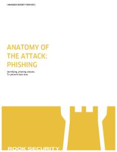   [ MANAGED SECURITY SERVICES ] ANATOMY OF THE ATTACK: PHISHING