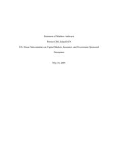 Financial markets / Stock market / Economy of the United States / Mathematical finance / Order / Algorithmic trading / Futures contract / Regulation NMS / New York Stock Exchange / Financial economics / Finance / Investment