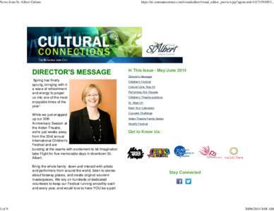 News from St. Albert Culture