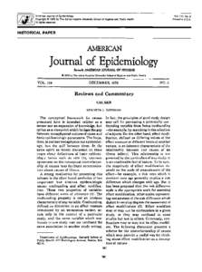 American Journal of Epidemiology Copyright © 1995 by The Johns Hopkins University School of Hygiene and Public Health AH rights reserved Vol. 141, No. 2 Printed In U.S-A.