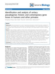 Zhang et al. Genome Biology 2010, 11:R26 http://genomebiology.comR26 RESEARCH  Open Access