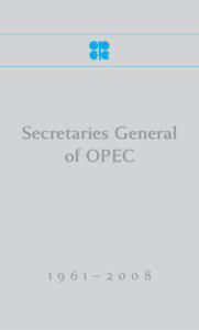Secretaries General of OPEC