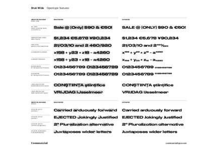 A4260 road / Computing / Typesetting / Digital typography / OpenType