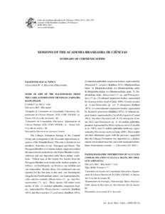 Anais da Academia Brasileira de Ciências[removed]): 361–370 (Annals of the Brazilian Academy of Sciences) ISSN[removed]