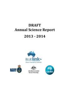Microsoft Word - DRAFT 2014 Bluelink Science Reportv2.doc