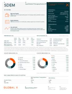 SDEM  SuperDividend® Emerging Markets ETF KEY FEATURES