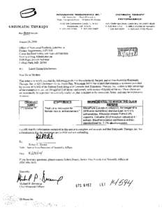 INTEGRATIVE THERAPEUTICS INC.” NF Formulas PhytoPharmica Tyler