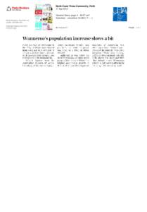 North Coast Times Community, Perth 17 Apr 2012 General News, page[removed]cm² Suburban - circulation 16,982 (-T[removed]Media Monitors Client Service Centre[removed]