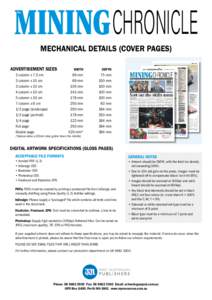 MINING CHRONICLE the MECHANICAL DETAILS (COVER PAGES) TEST DRIVE