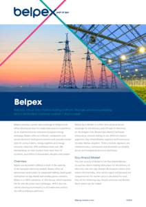 APX Group / Energy in Belgium / Energy in the Netherlands / Energy in the United Kingdom / Electric power distribution / Energy in Europe / EPEX SPOT / Elia System Operator