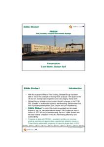 Stobart Rail / Edward Stobart / Logistics / Widnes / Containerization / Carlisle /  Cumbria / Stobart Group / Transport