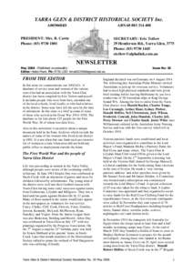 Microsoft Word - YG&DHS Newsletter 0605