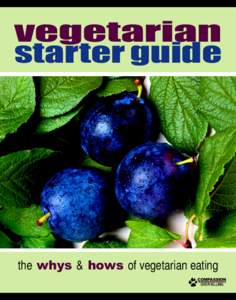 vegetarian starter guide the whys & hows of vegetarian eating COMPASSION OVER KILLING