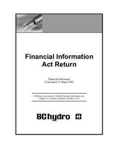 Microsoft Word - Financial Information Act Return - Cover Page.doc