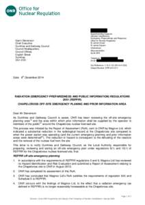 Microsoft Word - ONR - COP -  EPR - REPPIR Chapelcross determination letter to Dumfries and Galloway (redact)