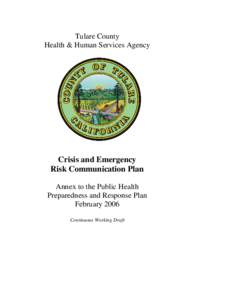 Microsoft Word - Tulare County CERC Plan[removed]doc