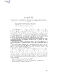 United States House of Representatives / United States Constitution / United States Congress / Reed Smoot / Unseated members of the United States Congress / Government / Delegate / United States Senate