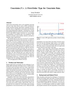 Uncertain<T>: A First-Order Type for Uncertain Data