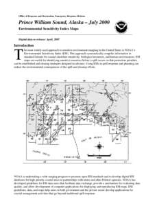 DVD Factsheet for the Prince William Sound ESI Atlas