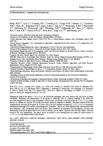 Colletotrichum cereale / Glomerella cingulata / Botany / Colletotrichum coccodes / Colletotrichum dematium / C. trifolii / Colletotrichum / Microbiology / Biology / Sordariomycetes