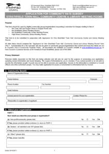 Microsoft Word - Application for Community Rate Subsidy Strathfield Town Hall, Community Centre and Library Meeting Rooms.DOC