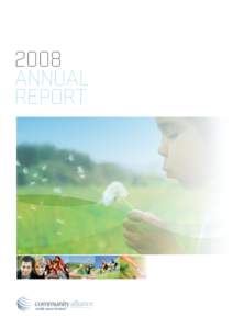 2008 ANNUAL REPORT alliance of like minded credit unions
